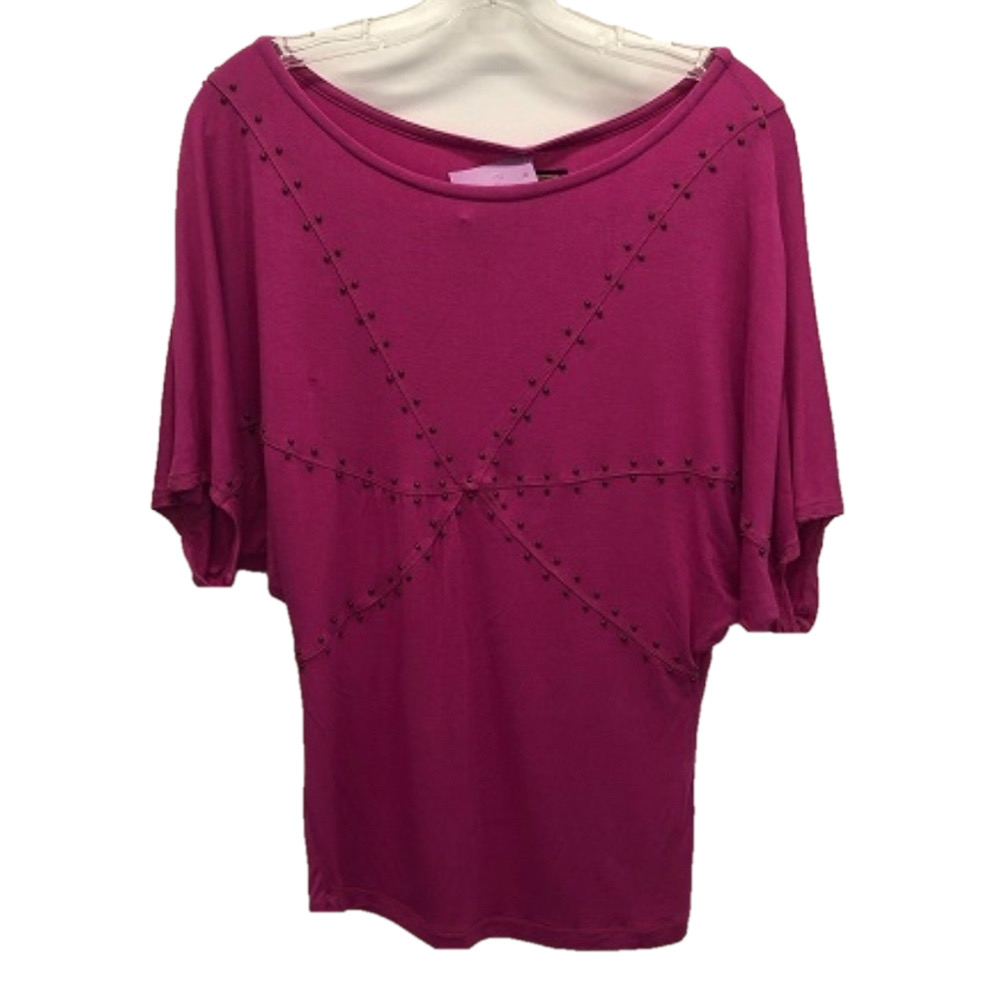 Soul Revival Pink Studded Shirt, Size Small
